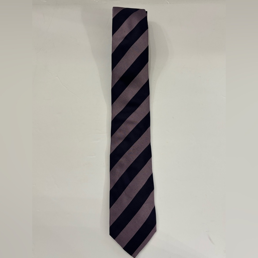 Hugo Boss Men’s Made in Italy Blue/Purple Silk Tie